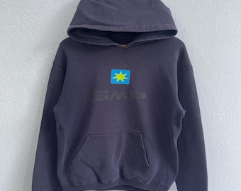 Sudadera con capucha vintage de los años 90 de SMP con diseño de patineta