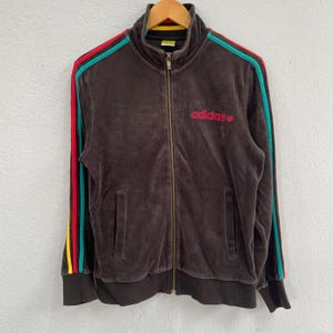 Adidas Velour Tracksuit - Etsy
