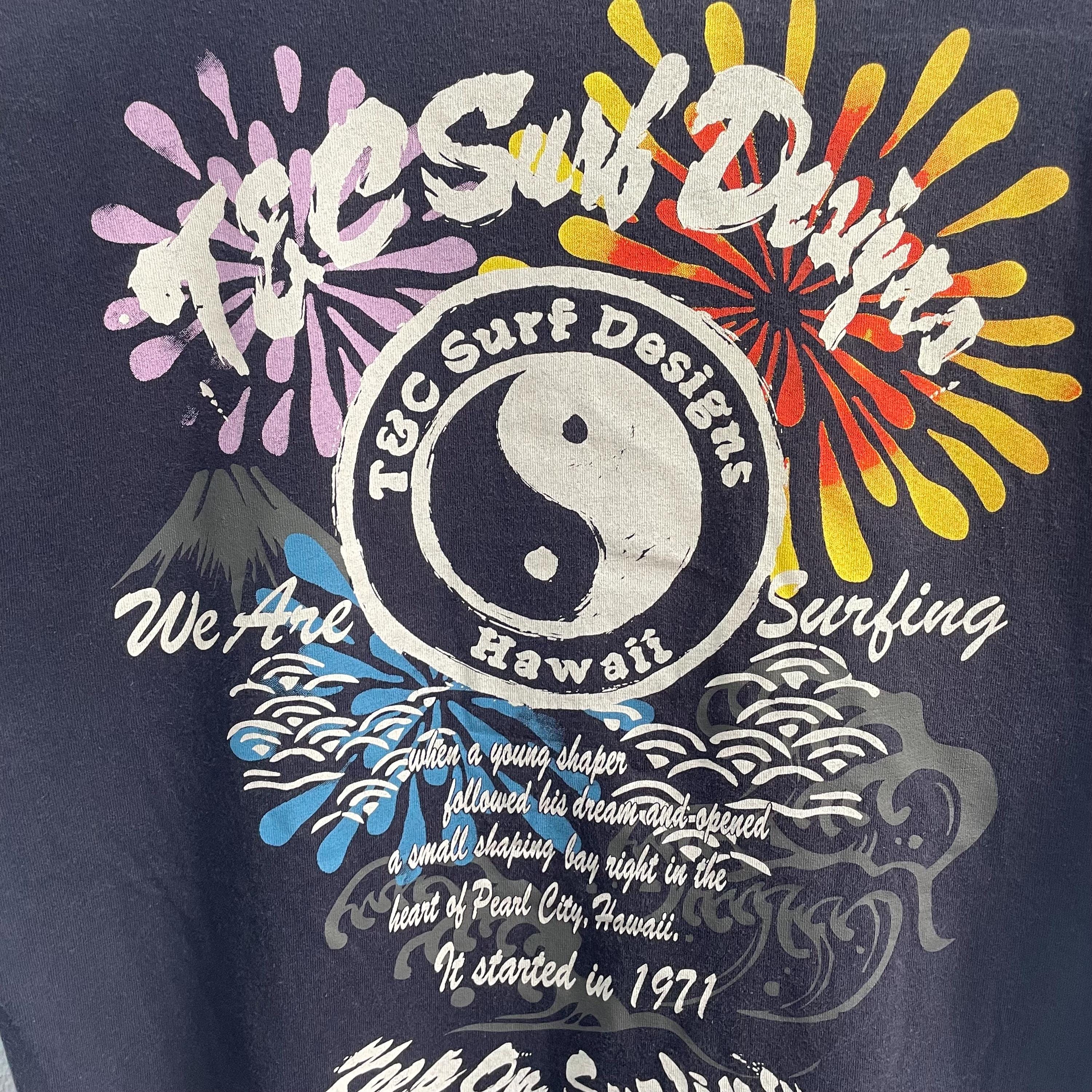 T&c Surf Hawaii Surfing Tshirt - Etsy