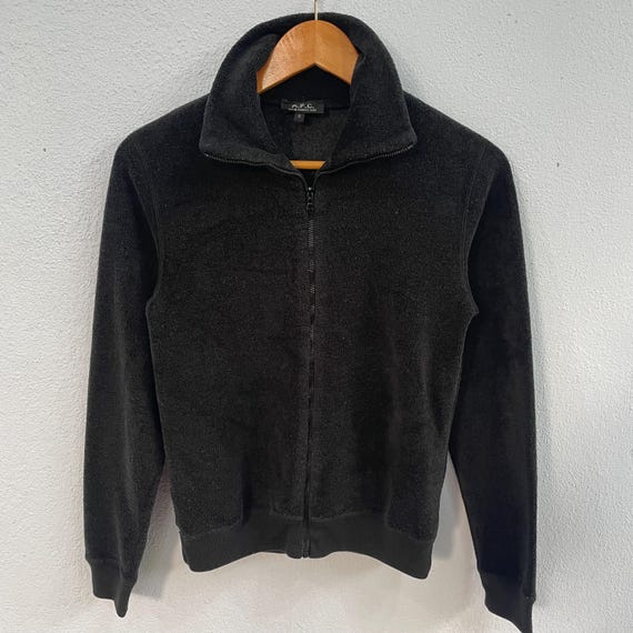 A.P.C., APC fleece sweater zipper woman