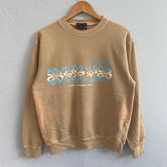 vintage surfing lahaina crew maui hawaii sweatshirt