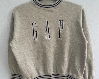 bluza GAP z haftowanym dużym logo w stylu vintage z lat 90.