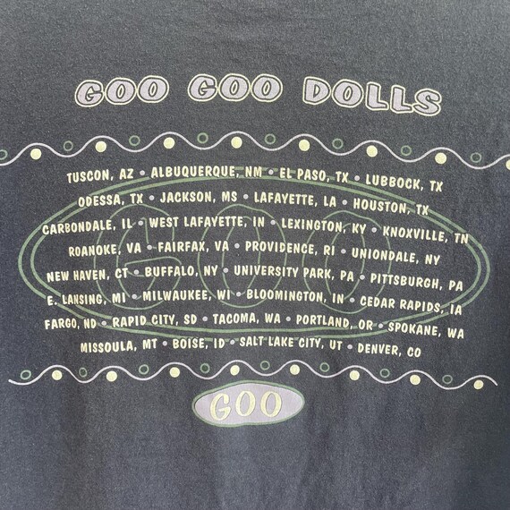 ヴィンテージ 1995 グー・グー・ドールズ ツアー Tシャツ サイズ XL