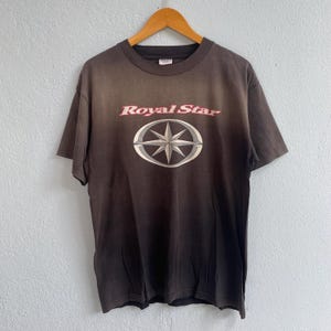 vintage 90s yamaha royal star motorcycle tshirt