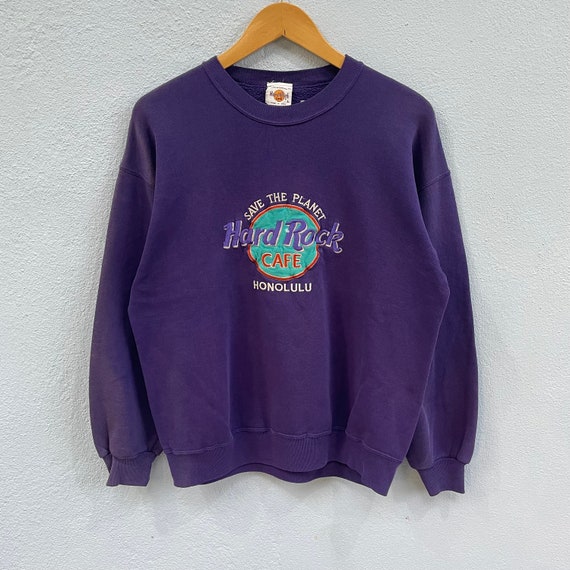 Vintage 90s Hard Rock Cafe Honulu Jerzees Super Sweatshirt Vintage 90s Hard Rock Cafe Honulu Jerzees Super Sweatshirt