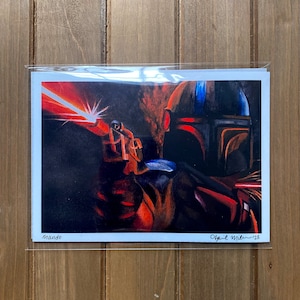 Mando, “The Mandalorian” | Star Wars Fine Art Print