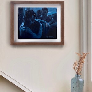 Don’t Let Me Go | Christian Art Prints of an Original Acrylic Canvas Painting inspired by The Chosen - Jesus and Simon Peter