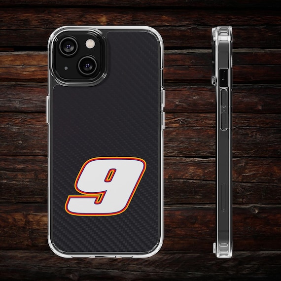 Chase Elliott #9 Carbon Fiber Pattern Phone Case for iPhone 15 14