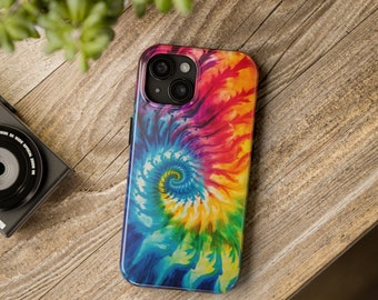 Tie Dye Pattern Phone Case for iPhone 15 14 13 12 11 Pro Max case 12 Mini XR case iPhone XS Max iPhone 7 8 Plus Colorful Fun iPhone Case