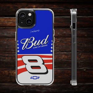 Dale Earnhardt Jr NASCAR Design coque de téléphone pour iPhone 15 14 13 Pro Max Mini Plus Pro course fan de sports mécaniques coque de téléphone