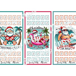 Christmas In July Savings Challenge, Mini Monday Savings Challenge, Low Income Savings Challenge