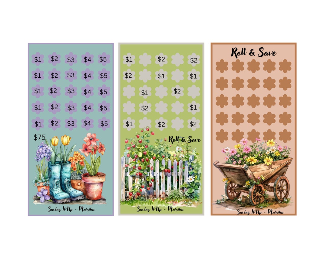 Spring Garden Savings Challenge, Flower Challenge, Spring Challenge ...