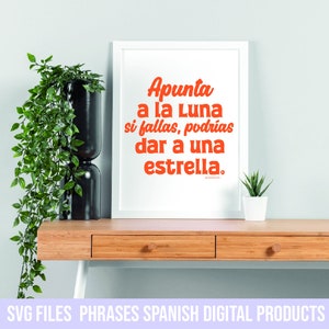 Spanish Phrases, Digital Product, Spanish Phrases, Motivational, Creative, Latin Phrases, SVG, JPG, PNG.