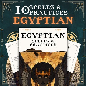 Guias e práticas de feitiços egípcios - Para Grimório de Sombras, Sabedoria, Amor, Riqueza, Feitiços de Saúde, Grimório Wicca para Bruxas Modernas em PDF