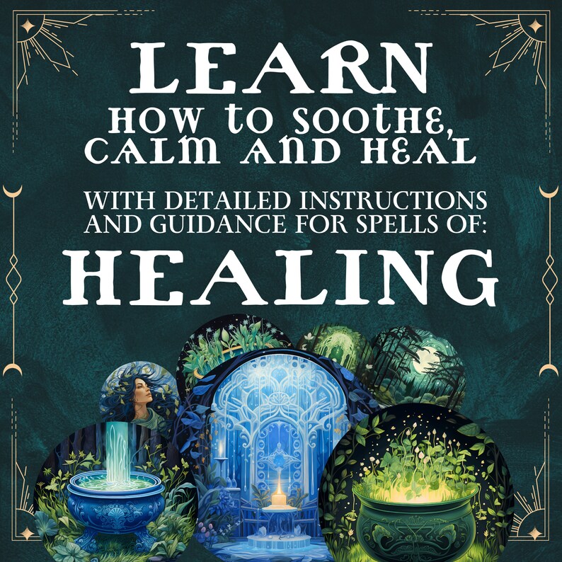 Healing Spells Guide & Practices - for Digital Grimoire Book of Shadows ...