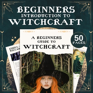 The Beginners Guide to Witchcraft Digital Grimoire Book Of Shadows Printable Grimoire Pages Book of Shadow Pages Digital Grimoire Paper