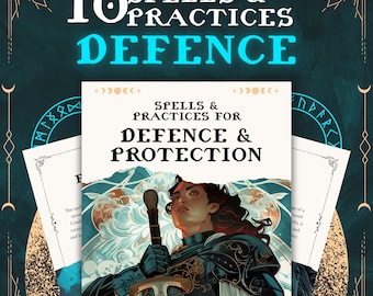 Guías y prácticas de hechizos de defensa y protección: para Grimoire Book Of Shadows, Hechizos para brujas modernas, Wicca Grimoire, BOS Pages PDF