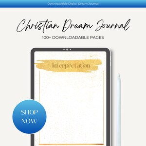 Christian Digital Dream Journal