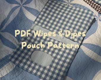 Patrón para estuche de toallitas húmedas y pañales, tutorial de costura para principiantes (descarga en PDF)