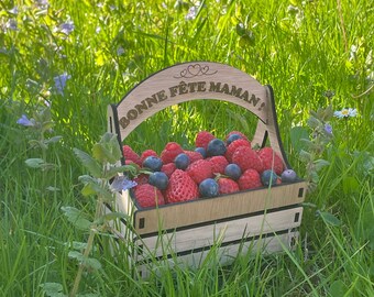 Panier en bois personnalisable