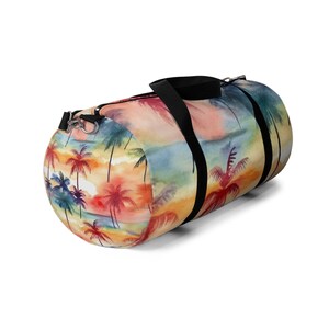 Packable Duffel Tropical Floral