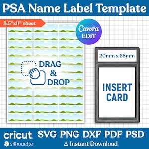 psa graded card slab dimensions Thick PSA-Style Graded Card Display Case – Acrylic Magnetic Holder main image 1