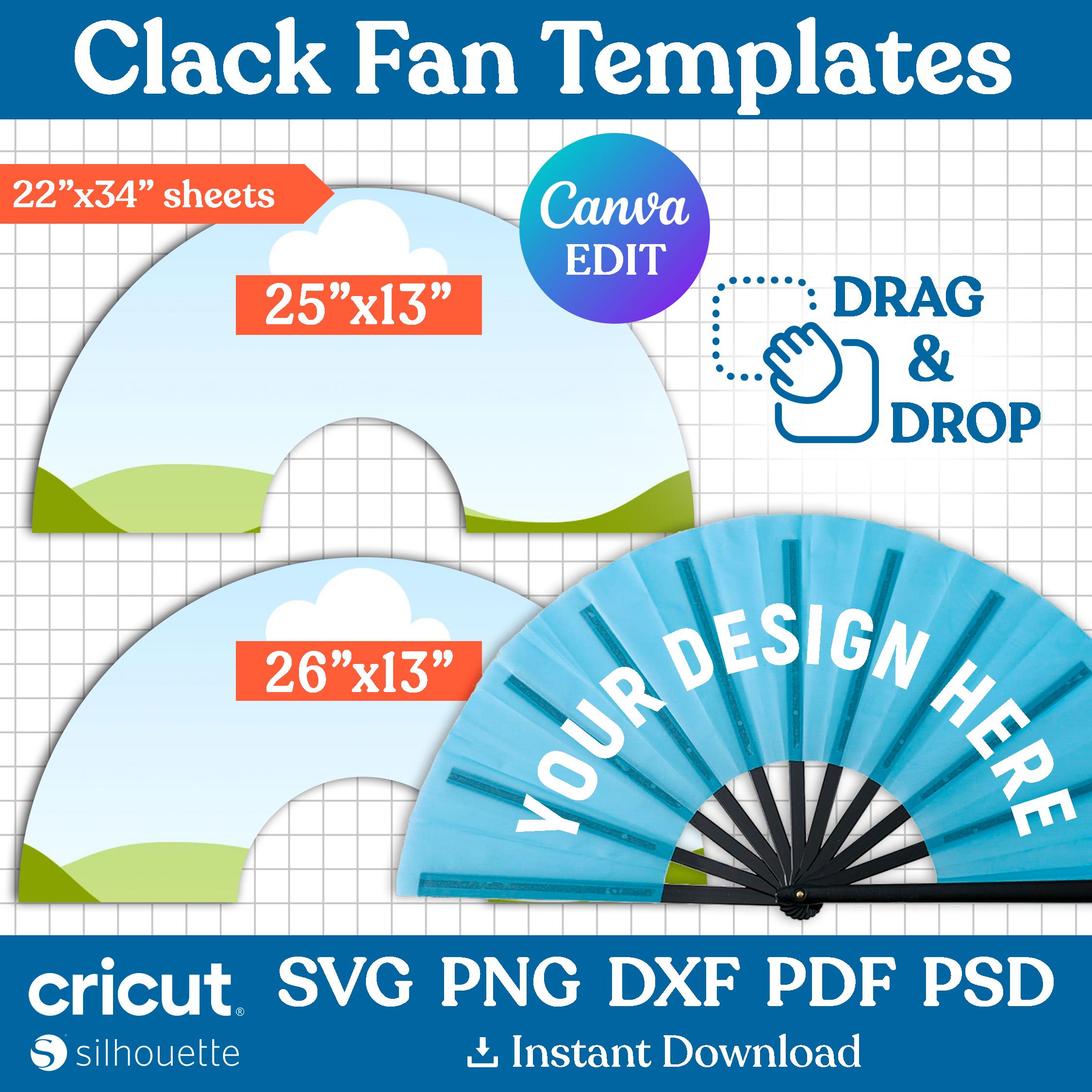 Fan Template.pdf Clack Fan Template, Chinese Fan Template, Festival Hand Fan ...