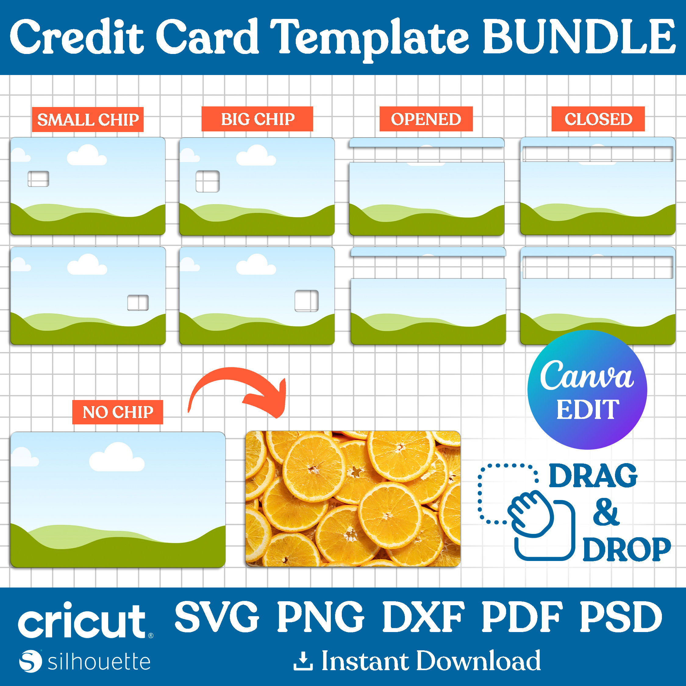 Credit Card Skin Template, Debit Card Cover Template Svg, Credit Card Sticker, Card Skin, Card Template Svg, Card Cover Svg, Canva Editable