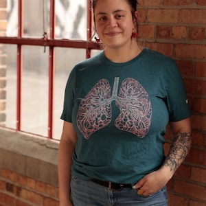 Anatomical Lungs, Nurse Shirt, Nurse, Nursing, Nurse Gift, Nursing Student, NICU Nurse, Registered Nurse, Nurse Practitioner, Respiratory