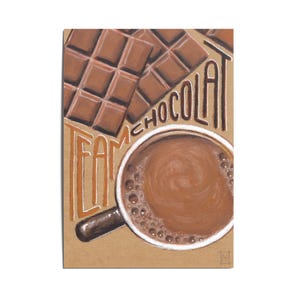 Carte illustrée Chocolat A6