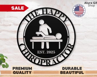 Custom Chiropractor Metal Sign Chiropractic Sign Chiropractic Office Decoration Chiropractic Gift Chiropractor Gift Chiropractor Grad Gift
