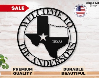 Custom Metal Texas State Sign Texas Metal Sign Texas Metal Wall Art Texas Metal Art Texas Home Sign Texas Decor Texas Flag Sign Texas Gift