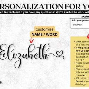 Custom Metal Word Sign Your Custom Text Custom Name Sign Cursive Name ...