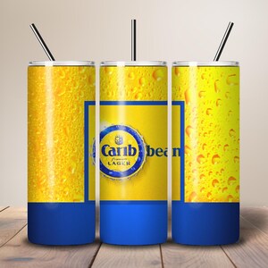Carib beker wrap/20oz beker wrap/cool/wrap beker/bier beker wrap/drank beker/instant download/sublimatie design bekers