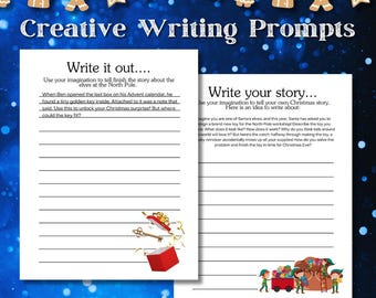 Creative writing, Christmas Activity, Printable Party Games, Educational Printable, Printable Game, Holiday Party Game, Classroom Christmas