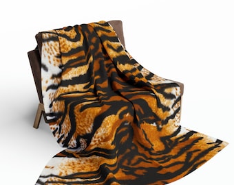 Tiger Fleece Blanket