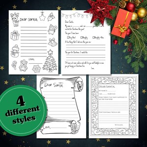 Briefe an den Weihnachtsmann, Kinderbriefe an den Weihnachtsmann, Weihnachten zum Ausdrucken, Urlaubsbrief, Weihnachtswunschliste, lieber Weihnachtsbrief, Weihnachtswunschliste