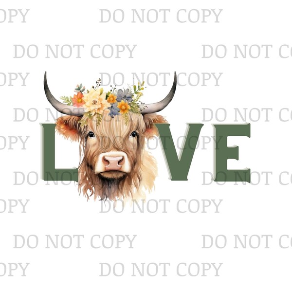 Farm Animal love PNG for sublimation or digital stickers