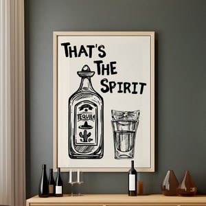 Bar Art Print, Vintage Liquor Poster, Bar Cart Art Printable, Whiskey Wall Art, Alcohol Print, Bar Cart Decor, Digital Download 1 Print.