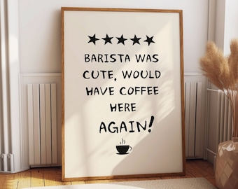 Kaffee Kunstdruck, Kaffeebar Dekor, Kaffee Poster, Barista Druck, moderner Kaffee, ästhetisches Bar Dekor, Kaffee Liebhaber Geschenk, digitaler Download.