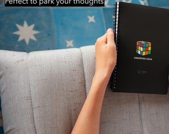 Rubik's Cube Notebook - Stress Relief Journal - Executive Function Tool - Neurodivergent Gift - Mindset Gear