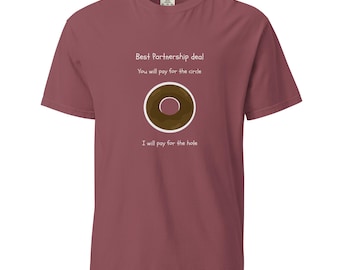 Lustiges Partnerschafts-Donut-T-Shirt - Office Humor, Freund-Grafik-T-Shirt