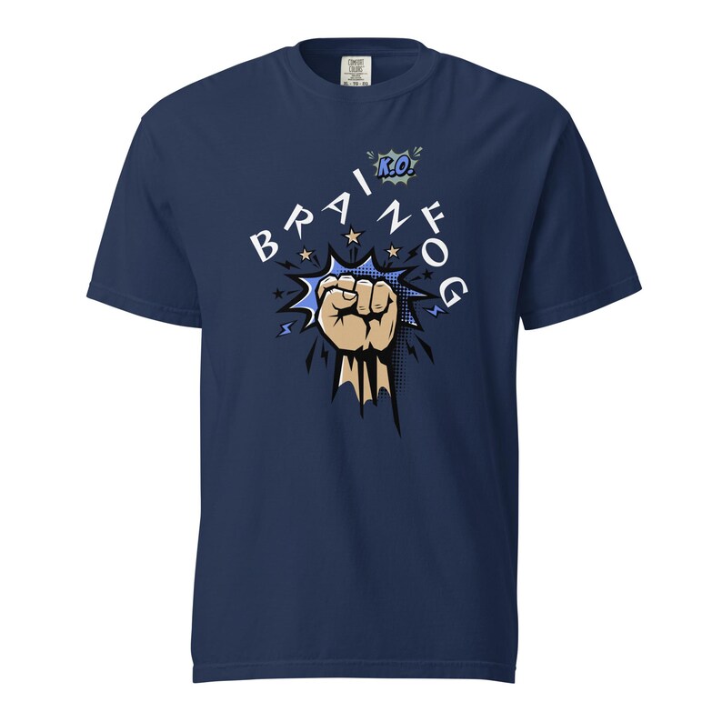 Men's Brain Fog T-Shirt - ADHD Mental Clarity Tee - Neurodivergent Motivation Shirt - Executive Dysfunction Gift - Distill Ideas Mindset