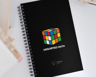 Rubik's Cube Notebook - Stress Relief Journal - Executive Function Tool - Neurodivergent Gift - Mindset Gear