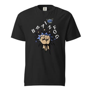 Men's Brain Fog T-Shirt - ADHD Mental Clarity Tee - Neurodivergent Motivation Shirt - Executive Dysfunction Gift - Distill Ideas Mindset