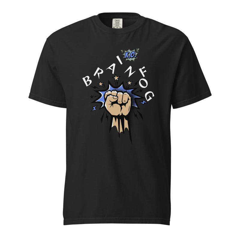 Men's Brain Fog T-Shirt - ADHD Mental Clarity Tee - Neurodivergent Motivation Shirt - Executive Dysfunction Gift - Distill Ideas Mindset