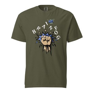 Men's Brain Fog T-Shirt - ADHD Mental Clarity Tee - Neurodivergent Motivation Shirt - Executive Dysfunction Gift - Distill Ideas Mindset
