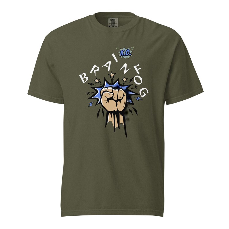 Men's Brain Fog T-Shirt - ADHD Mental Clarity Tee - Neurodivergent Motivation Shirt - Executive Dysfunction Gift - Distill Ideas Mindset