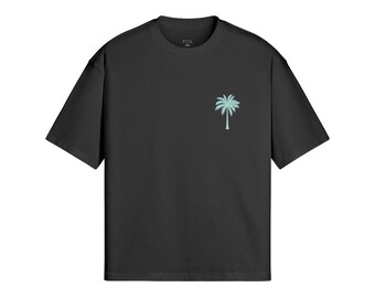 売れ筋商品|||アンナ フィールド Tシャツ レディース トップス Print T-shirt - mint MINT PRINT T SHIRT | Black Mint Tea | Oversized Floral Tee