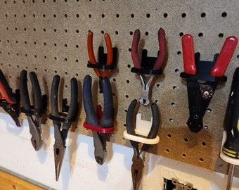 Pegboard-verktygshängare (STL-set): 3D-skrivarfiler (digital nedladdning)
